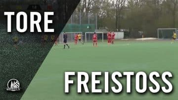 Kunstfreistoß von Yannik Raufeiser (SV Schlebusch) | RHEINKICK.TV