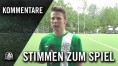 L. Pachaly (Wacker Lankwitz, U17) und C. Koss (SV Empor II, U16) – Stimmen zum Spiel | SPREEKICK.TV