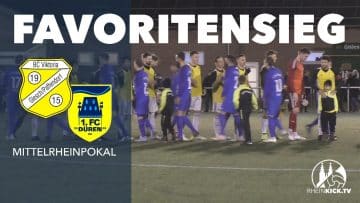 Landesligist verpasst Überraschung | BCV Glesch Paffendorf – 1. FC Düren (Mittelrheinpokal)