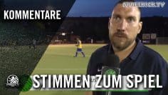M.Cornelius (Stern 1900) D.Volbert – Stimmen zum Spiel (Stern 1900 – TeBe) | SPREEKICK.TV