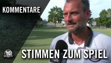 M. Mahla (Trainer TSG Neu-Isenburg) und A. Humbert (Trainer Jügesheim) – Die Stimmen zum Spiel