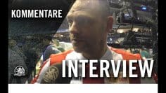 Marco Gebhardt über das Niveau beim Turnier und seine Ziele mit Blau-Weiß 90