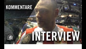 Marco Gebhardt über das Niveau beim Turnier und seine Ziele mit Blau-Weiß 90