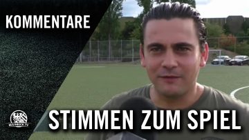 Mehmet Tunay Somun (FFV Sportfreunde 04) und Stelios Doukas (FC Corumspor 78) – Die Stimmen
