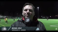 Michael Wolfs Fragestunde mit S. Catal (CFC Hertha, U15) u. P. Friedemann (Fußball-Talentschmiede)