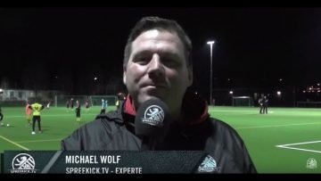 Michael Wolfs Fragestunde mit S. Catal (CFC Hertha, U15) u. P. Friedemann (Fußball-Talentschmiede)