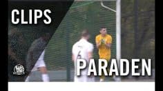 Mit den Fingerspitzen gehalten! | Parade von Benedikt Kaiser (TSV Lehnerz)