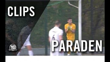 Mit den Fingerspitzen gehalten! | Parade von Benedikt Kaiser (TSV Lehnerz)