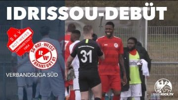 Mo Idrissou feiert Pflichtspiel-Debüt in Liga 6 | Rot-Weiß Darmstadt – Rot-Weiss Frankfurt