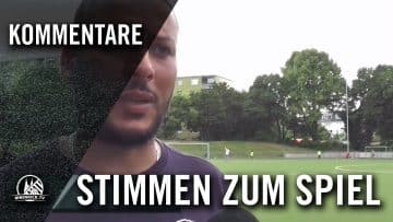 Mourad Ftita (Co-Trainer SC West Köln) und Dario Paradiso (Trainer VfL Leverkusen)