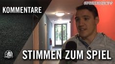 N. Podeyn (BSV) E. Kamberler (Sperber) – Stimmen zum Spiel (Sperber – BSV) | SPREEKICK.TV