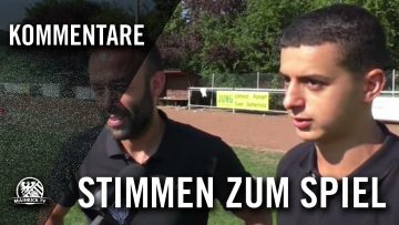 N. Sahin, A. Fachat (beide Friedberg) & Murat Sejdovic (Sandzak FFM) – Die Stimmen zum Spiel
