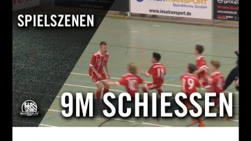 Neunmeterschießen | FC Bayern München U12 – Borussia Mönchengladbach U12 (Finale, 3. Hallenmasters)