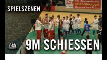 Neunmeterschießen | Sp. Vg. Blau-Weiss 90 – Berliner SC (Finale, Berlin-Liga-Hallenturnier 2018)