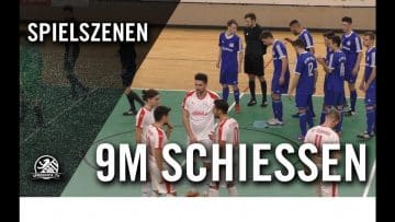 Neunmeterschießen | SV Tasmania – SV Empor (Halbfinale, Berlin-Liga-Hallenturnier)