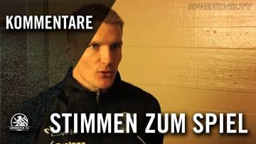 P. Grischok (BFC Dynamo) und M. Krüger (Berliner SC) – Die Stimmen zum Spiel