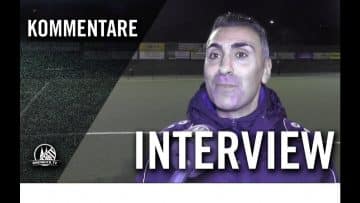 Peschs Trainer Ali Meybodi über die Herbstmeisterschaft