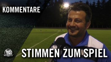 Peter Hoffmann (Spvgg. 03 Neu-Isenburg) & Mustafa Fil (Spvgg. 05 Oberrad) – Die Stimmen