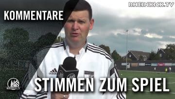 R. Höck, Z. Urachyan (beide FC Pesch) und Ingo Kippels (FV Wiehl 2000) – Die Stimmen zum Spiel