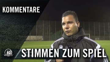 R. Wolf (Tr. Poll II),M. Bengsch (Tr. Vingst U19),D. Mittenzwei (Vingst U19)-Stimmen | RHEINKICK.TV