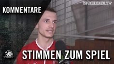 Ramy Raychouni (TeBe) & Markus Mlynikowski (Sparta) – Stimmen zum Spiel | SPREEKICK.TV