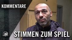 Rasim Hasanovic (FC Germania Mülheim) und Serdar Büyükünsal (RSV Urbach) – Die Stimmen