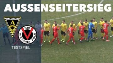 Regionalligist überrascht Drittligist | Alemannia Aachen – Viktoria Köln (Testspiel)