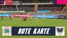 Rote Karte als Knackpunkt | Rot-Weiß Oberhausen – Preußen Münster (Regionalliga West)