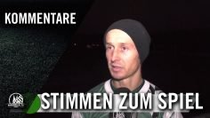 S. Lenhart, H. Wolff (beide Horremer SV III) und M. Mamet (ESV Horrem) – Die Stimmen zum Spiel