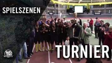 SC 1960 Hanau – 1. FC Hochstadt (Finale, Hallenmasters Hanau 2017) – Spielszenen | MAINKICK.TV