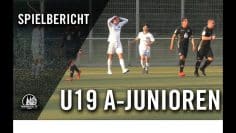 SC Borussia L.-Hohenlind U19 – 1. FC Köln U19 (Halbfinale, A-Junioren Mittelrheinpokal)