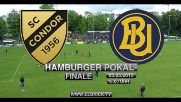 SC Condor – HSV Barmbek-Uhlenhorst (Finale, Pokal der 1. Herren 2015) – Spielbericht | ELBKICK.TV