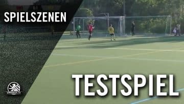 SC Schwarz-Weiss Spandau – SV Blau-Gelb Falkensee (Testspiel) – Spielszenen | SPREEKICK.TV