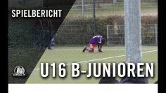 SC Vorwärts-Wacker 04 Billstedt U16 – Kummerfelder SV U16 (8. Spieltag, B-Oberliga)