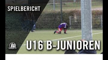 SC Vorwärts-Wacker 04 Billstedt U16 – Kummerfelder SV U16 (8. Spieltag, B-Oberliga)