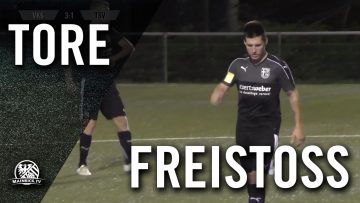 Schöner Freistoß von Marcel Traegler (TSV Lehnerz) | MAINKICK.TV