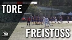 Schöner Freistoßtreffer von Fabian Pfeifer (Germania Schwanheim) | MAINKICK.TV