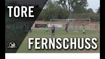 Schöner Schlenzer unter die Latte l Tor von Blerand Soshi (VfL 96 Halle)