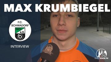Schwadorfs U19-Kapitän Max Krumbiegel über das Derby gegen Berzdorf