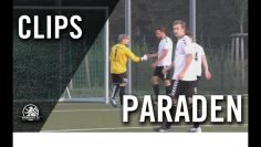 Sehenswerte Flugeinlage | Parade von Patrick Amm (FC Hertha 03 Zehlendorf II)