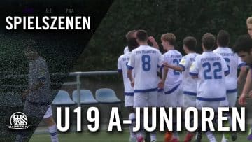 SF BG Marburg – FSV Frankfurt (U19 A-Junioren Hessenliga) – Spielszenen | MAINKICK.TV