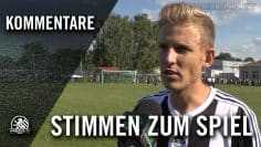 SG Blankenburg – SV Karow 96 – Stimmen zum Spiel | SPREEKICK.TV