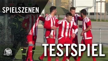SG Rot-Weiss Frankfurt – FV Bad Vilbel (Testspiel) – Spielszenen | MAINKICK.TV
