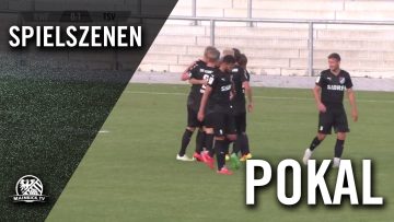 SG Rot-Weiss Frankfurt – TSV Steinbach (2. Runde, Hessenpokal 2016/2017) – Spielszenen | MAINKICK.TV