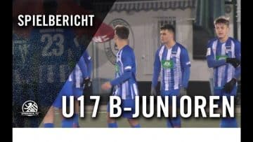 SG Rotation Prenzlauer Berg – Hertha BSC (U17 B-Junioren, 3. Runde, Landespokal)