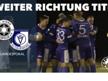 Siebtligist bringt Favoriten an Rand der Niederlage | Stern Marienfelde – VSG Altglienicke (Pokal)