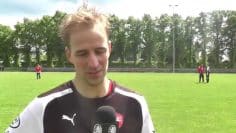 Simon Stassen (Köpenicker SC) und Danny Teichfischer (VfB Hermsdorf) – Stimmen l | SPREEKICK.TV