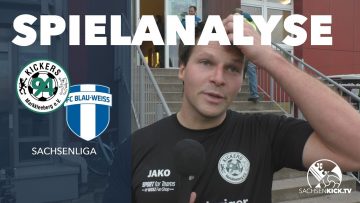 Spielanalyse | Kickers 94 Markkleeberg – FC Blau-Weiß Leipzig (15. Spieltag, Sachsenliga)