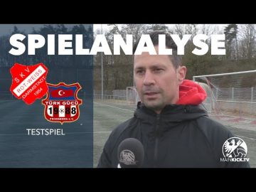 Spielanalyse | Rot-Weiß Darmstadt – Türk Gücü Friedberg (Testspiel)