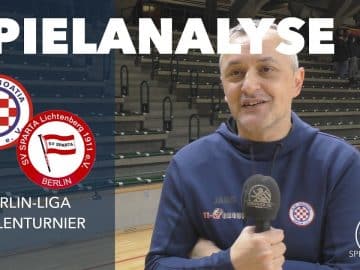 Spielanalyse | SD Croatia – SV Sparta Lichtenberg (Finale, Berlin-Liga Hallenturnier)